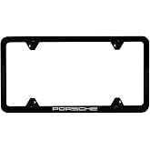 Porsche Slimline License Plate Holder in Black