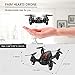 DROCON Hacker Drone, RC Quadcopter Micro Mini Drone with 720P HD Camera, Headless Mode, Easy to Trim, 360 Degree Flip