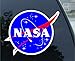 American Vinyl Round NASA Seal (Meatball Logo) Sticker (Insignia Decal)