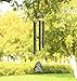 Agirlgle Wind Chimes Outdoor Large Black 30¡±Windchimes Garden Amazing Grace with 5 Aluminum Alloy Tubes Tuned Memorial Wind Chimes Indoor, Perfect Decoration for Your own Patio, Porch, Garden, or