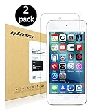 [2-Pack] iPod Touch 5th/6th Generation Screen Protector, HoPerain 0.25mm[Tempered Glass] 9H Hardness, Anti-Scratch, Anti-Fingerprint, Bubble Free, Ultra-clear,Apple ipod touch 6 / 5
