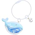 YZYDF Whale Keychain Marine Life Animal Keychains for Car Bag Keyring Personality Key Chain Charm Jewelry Valentines Day Gift