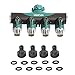 UNIFUN Hose Splitter, Way Water Splitter, Metal Body with 10 Free Washers and Free Garden Hose Connector (4 Way)