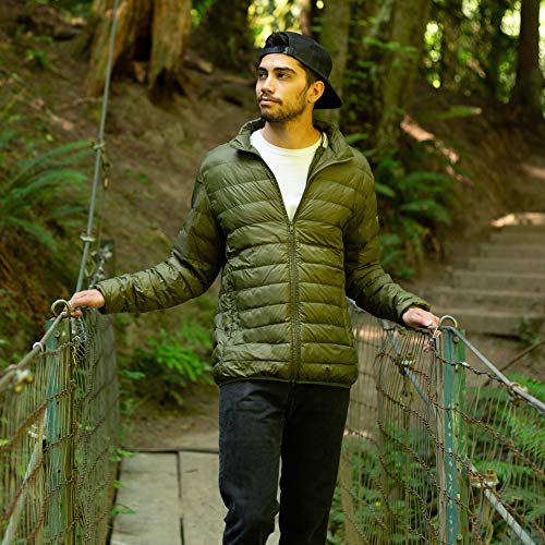 Alpine Swiss Niko Mens Down Alternative Jacket Puffer Coat Packable