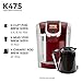 Keurig K475 Coffee Maker, Single Serve K-Cup Pod Coffee Brewer, Programmable Brewer, Vintage Red