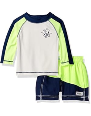 Carter's Baby Boys' Compass Colorblock Rash Guard Set