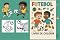Livro futebol para colorir