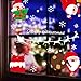 SWORNA Holiday Series SN-55 Merry Christmas Santa Claus Elk Sleigh Removable Vinyl DIY Wall Window Door Mural Decal Sticker for Retail Store/Coffee House/Restaurant/Supermarket/Dress Shop 27