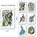 Sleeve Temporary Tattoos Fake Peacock Half Arm Tattoos and Full Sleeves Tattoo Sticker for Women Men Makeup, 10-Sheet