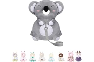 Raelitego Baby Head Protector Backpack for Falling Crawling and Walking Harness Toddler Essentials Infant Toys Helmets Baby Lover Gifts for 0.5-3 Years 6-12 Months