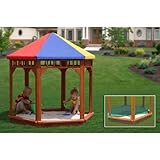 Gorilla Playsets Play-Zee-Bo Covered Sandbox