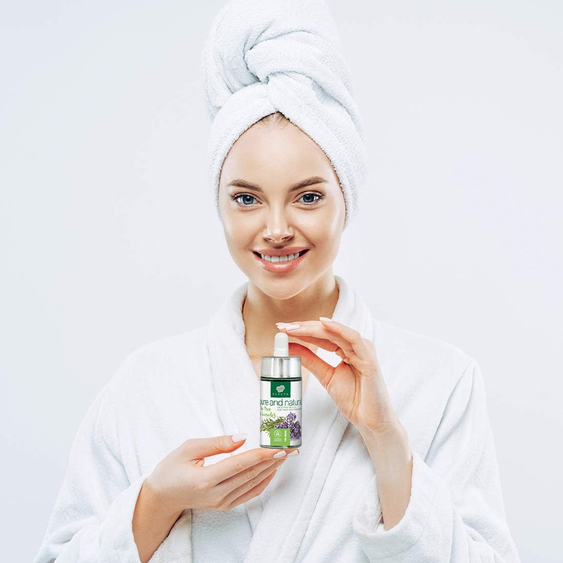 Elfeya Cosmetics Pure and Natural Acne-Prone Skin Serum. 100% Organic Serum Preventing Skin Pore Clogging and Eliminating Bacteria. for Damaged Blackhead-Prone and Greasy Skin - Image 4