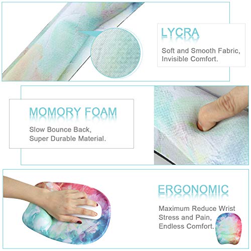 image for Anyshock Keyboard Wrist Rest Pad Set and Mouse Pad with Wrist Support 