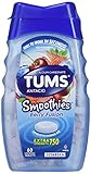 Tums Smoothies Antacid Chewable Tablets, Berry Fusion - 60 Count (Pack of 2)