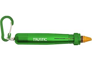Trustic - Lumber Keel Crayon Holder for 1/2" Round or Hexagonal Crayons, Industrial Heavy Duty Construction Carpenter Metal Holder (Green)