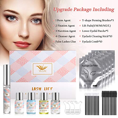 Lash Lift Kit, Eyelash Perm Kit, Curling and Lifting Eyelashes, LongLasting Curl, Home
