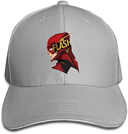 Chaera Adjustable The Flash Cartoon Face Adult Six-Panel Baseball Hat