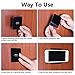 eBoot Cell Pads Sticky Gel Pads Anti-slip Gel Pads Rug Stopper Non-slip Mat for Multiple Uses, Black, 5 Pieces