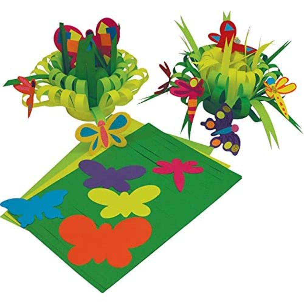 Springboard Habitat Bursts Craft Activity Pack - Landscape (Pack of 30)