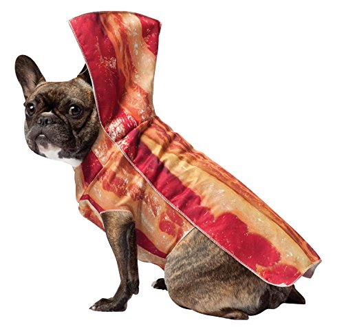 UHC Bacon Outfit Funny Theme Fancy Dress Puppy Halloween Pet Dog Costume
