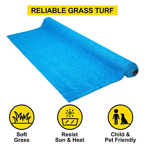 VEVOR Artificial Grass Turf, 6ft x 20ft Outdoor Artificial Turf, 1/4