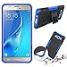 Galaxy J5 2016 Case,Mama Mouth Shockproof Heavy Duty Combo Hybrid Rugged Dual Layer Grip Cover with Kickstand for Samsung Galaxy J5 J510 2016 Smartphone(with 4 in 1 Packaged),Blue