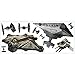 RoomMates Star Wars Rebel & Imperial Ships Peel and Stick Giant Wall Decals, ,