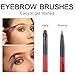 Red&Black Waterproof Eyebrow Tint Gel Kit, Long Lasting Brow Color Gel Mascara for Eyebrow Makeup,Flake-proof,Smudge-proof, 12ml Light Brown