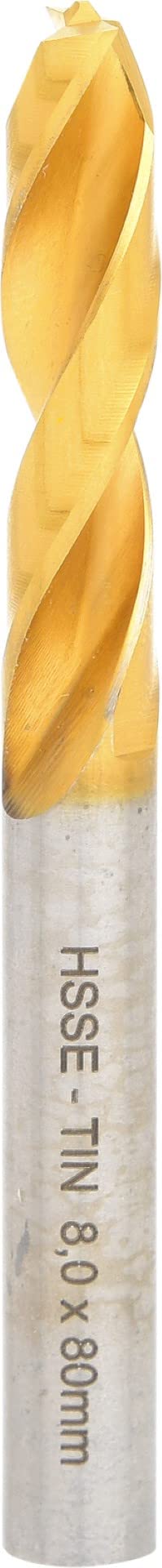 KS Tools 332.0208 Hsse-Tin Spot Weld Drill Dia 8 0mm