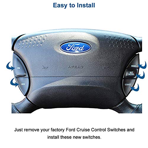 Ford Ranger Explorer Steering Wheel Cruise Control Switch Button Kit