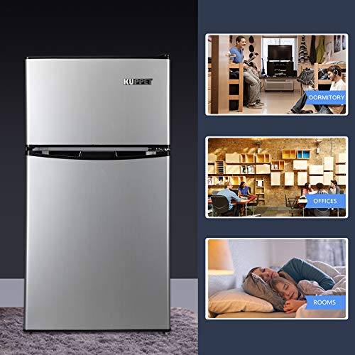 3 Refrigerator+Compact+Basement+Freezer+Stainless