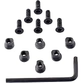 Haitengwen KeyMod Bugle Screws and Nuts Set Pack of 6