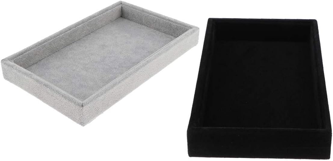 20 Cuscini Velluto Per Esposizione Gioielli - Nero 7x8 Cm, Per Orologi E Bracciali - Foto 4