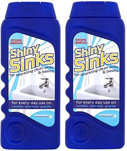 3 x Homecare Shiny Sinks Cream Cleaner For Ceramic Stainless Steel Granite 290ml