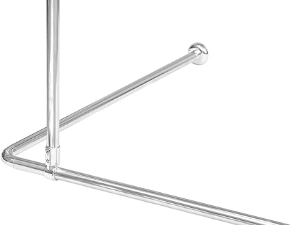 Ceiling Mount For Shower Curtain Rail Rod Aluminium In Chrome 55