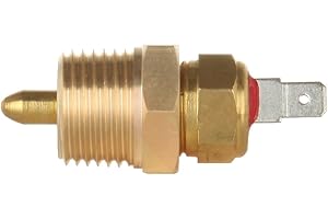 American Volt Electric Cooling Engine Fan Thermostat 3/8" to 1/2" Inch NPT Adapter Sleeve Grounding Coolant Temp Sensor Switch Kit Car Truck (190'F On - 175'F Off)