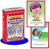 Super Duper Publications Auditory Memory for Rhyming Words In Sentences Fun Deck Flash Cards Early Reader Educational Learning Resource for Children