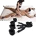 Tracy's Dog Under Bed Restraint Kit with Hand Cuffs Ankle Cuff Bondage Collection For Male Female Couple (Black)
