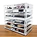 Ikee Design Acrylic Makeup and Jewelry Storage Set - Clear