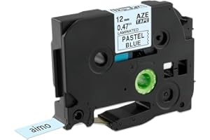 12mm Black On Lemon Yellow Replace Label Tape TZe 231 TZe-MQY31 TZe-MQ531 TZe-MQE31 TZe-MQF31 TZe-MQG31 Compatible with E105 