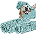 Turquoize 2 Pack Microfiber Pet Bath Towels Chenille for Cleaning Dogs & Cats - Large 32