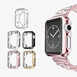 Apple Watch 2 Case 42mm, UMTELE Plated TPU Case Patent PendingScratch-resistant Flexible Case Slim Lightweight Protective Bumper Cover for Apple Watch Series 1, Series 2, Pack of 5