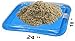CoolSand Deluxe Bucket - Beach Edition - Set Includes: 2 Pound Moldable Indoor Play Sand, Shaping Molds, Inflatable Sandbox & Storage Bucket
