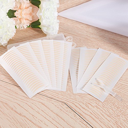 480pcs Breathable Double Eyelid Tape Stickers, one side sticky Fiber eyelid paste stickers, instant eye lift without surgery, Perfect for Hooded, Droopy, Uneven, small, or Mono-eyelids (wide+slim) - Thumbnail 6