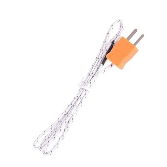 Generic 1 pieces 1M Length Wire Temperature Test K-type TP-01 Thermocouple Sensor Probe Tester line. use to TM-902C TES-1310 MD-6801