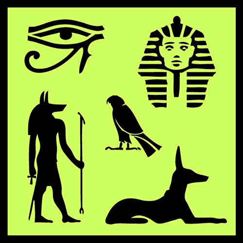 Auto Vynamics STENCILEGYPTSET0110 Detailed Egyptian