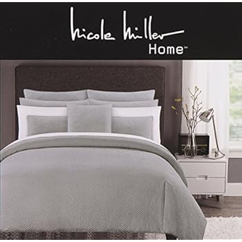 Amazon.com: Nicole Miller Bedding Duvet Cover Set King 3