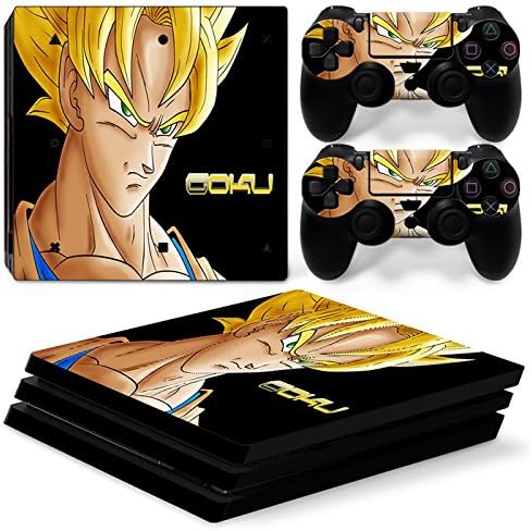 TFSM Branded Goku PS4 PRO Playstation Pro Play Station 4 Vinyl Skin Sticker Dragonball