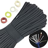 100 feet 550 Paracord 550 fire Cord with Fishing line and fire Starter Tinder Mil-Spec Type III Paracord 5/32 Diameter 550 Cord fire Cord 4 in 1