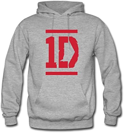 HJGBEDS Boy Mens 1D Letter Fonts Gildan Hoodie Sweat Coat